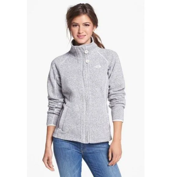 The North Face 'Crescent' Full Zip Up Fleece Jacket Sweatshirt Coat Purple - XL - Picture 12 of 12